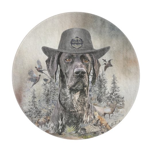最高の狩り犬(GSP) カッティングボード (正面)