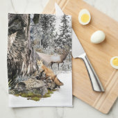 最高の狩り犬(GSP) キッチンタオル (四つ折り)