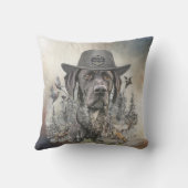 最高の狩り犬(GSP) クッション (裏面)