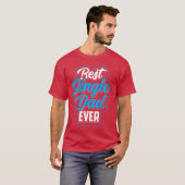 最高の独身のパパ永遠の親ローン父家族 Tシャツ (正面フル)