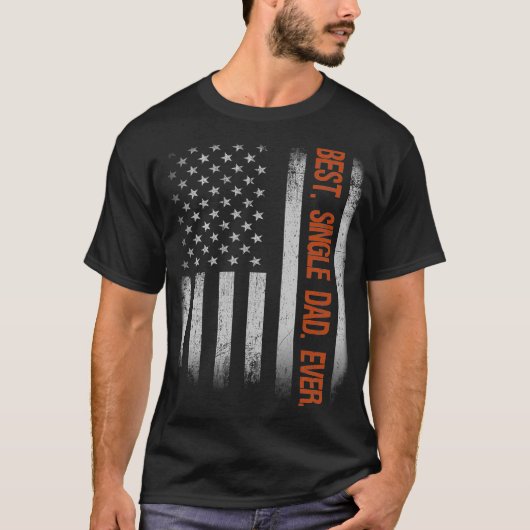最高の独身のパパ Tシャツ (正面)