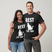 最高の猫のパパ 動物 Tシャツ (ユニセックス)