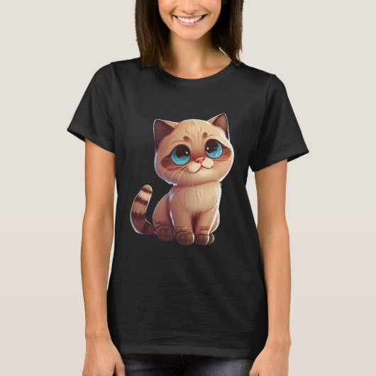最高の猫のママとパパ 3 Tシャツ (正面)