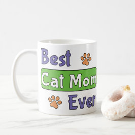 最高の猫のママ コーヒーマグカップ