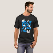 最高の猫のママ ネコ好きママさん Tシャツ (正面フル)