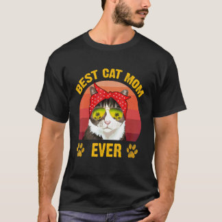 最高の猫のママ ネコ母 母の日 Tシャツ