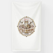 最高の猫のママ 猫のママ パパ 親 ヴィンテージ ベクター 横断幕 (縦)