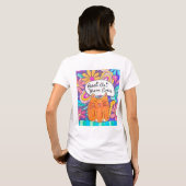 最高の猫のママTシャツ Tシャツ (裏面フル)
