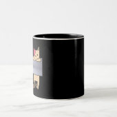 最高の猫グッズ|I Need Coffee Right Meow ツートーンマグカップ (中央)