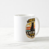 最高の猫パパコーヒーマグ | 父の日ギフト コーヒーマグカップ (正面右)