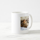 最高の猫パパ コーヒーマグカップ (正面右)
