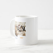 最高の猫パパ コーヒーマグカップ (正面左)