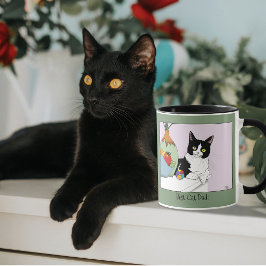 最高の猫パパ タキシード猫 父の日 マグカップ