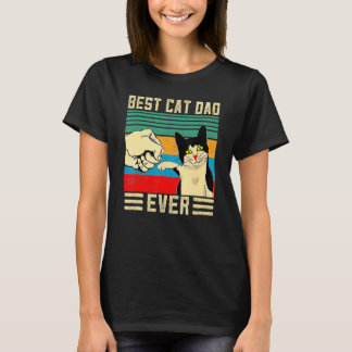 最高の猫パパ ネコお父さん 父の日 2 Tシャツ