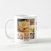 最高の猫パパ フォトギフト コーヒーマグカップ (左)