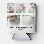 最高の猫パパ ペット写真 缶クーラー (正面)