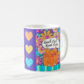 最高の猫パパ 猫好きギフトマグ コーヒーマグカップ (正面右)