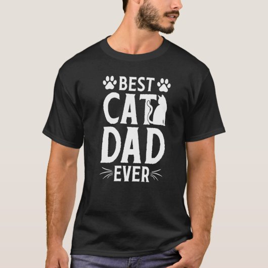 最高の猫パパ 2 Tシャツ (正面)