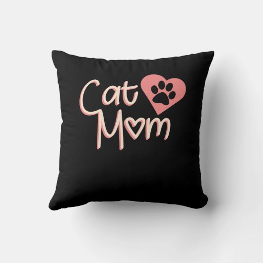 . .最高の猫ママのペット飼い動物愛好家 クッション (裏面)