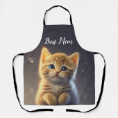 最高の猫ママ エプロン (正面)