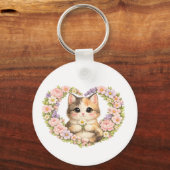 最高の猫ママ キーホルダー (裏面)