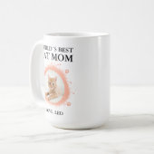 最高の猫ママ コーヒーマグカップ (正面左)