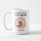 最高の猫ママ コーヒーマグカップ (左)