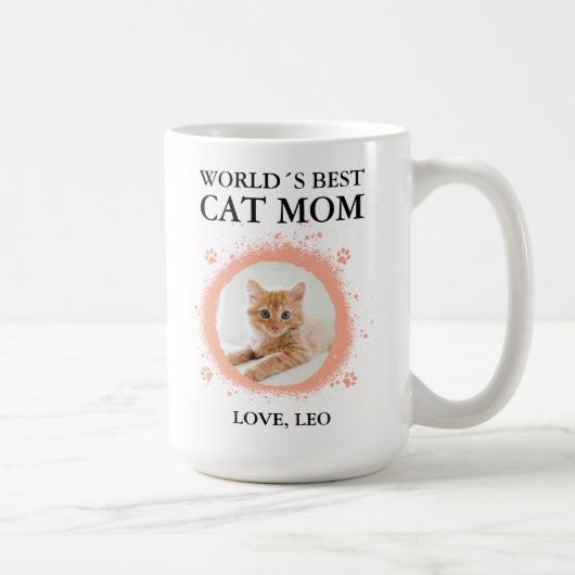 最高の猫ママ コーヒーマグカップ (右)