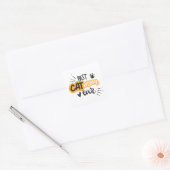 最高の猫ママ スクエアシール (封筒)