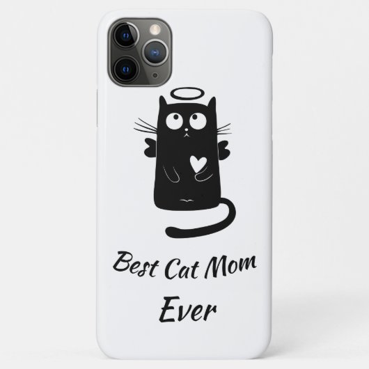 最高の猫ママ Case-Mate iPhoneケース (裏面)