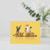 最高の猫ママ | cat mom gift ポストカード (スタンド正面)