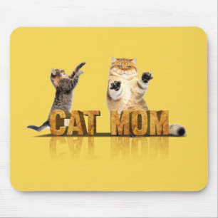 最高の猫ママ   cat mom gift マウスパッド