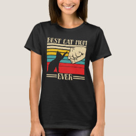 最高の猫ママ Tシャツ
