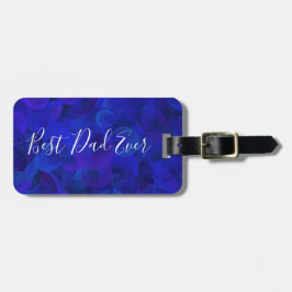 最高の王室のパパエバユニークー・ブルー・ファーザー・デイ ラゲッジタグ