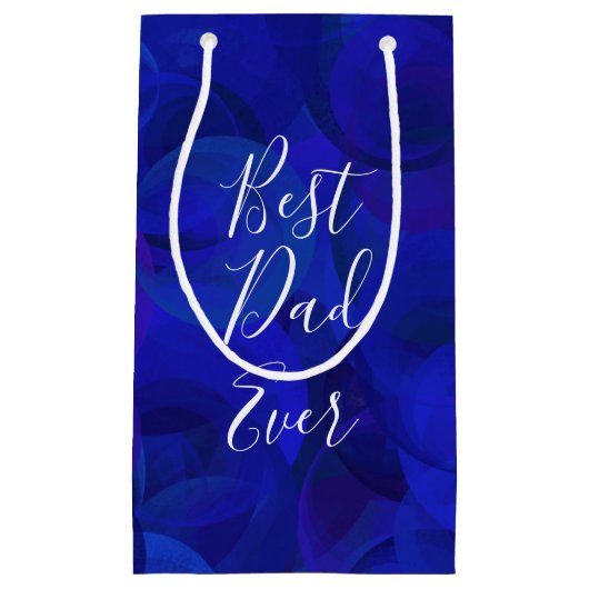 最高の王室のパパ・エバ・ブルー・ファザーズ・デイ スモールペーパーバッグ (正面)