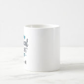 最高の理学療法士タイポグラフィギフト コーヒーマグカップ (中央)