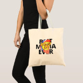 最高の生意気なパグの母 トートバッグ (正面(商品))