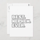 最高の甥 ポストカード (正面/裏面)