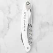 最高の男のカスタムウェイターのコorkscrew ソムリエナイフ (裏面)