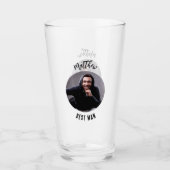 最高の男の写真 結婚前パーティー タンブラーグラス (正面)