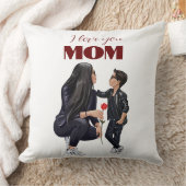 「最高の男の子の母親」 クッション (ブランケット)