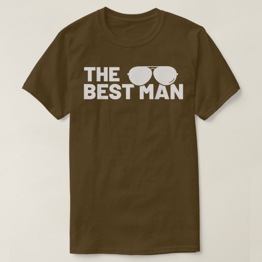 最高の男の独身者用品パーティーウェディング Tシャツ (デザイン正面)