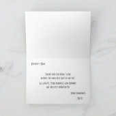 最高の男友達になってくれてありがとう サンキューカード (内部)