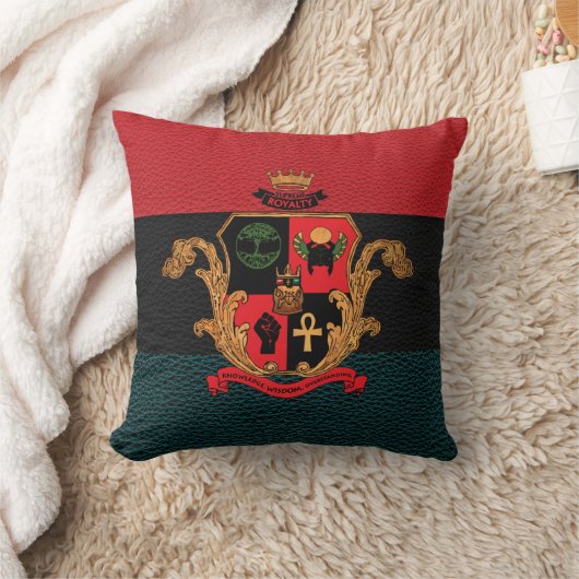 最高の皇族の高潔の頂上の枕(、黒三) クッション (ブランケット)