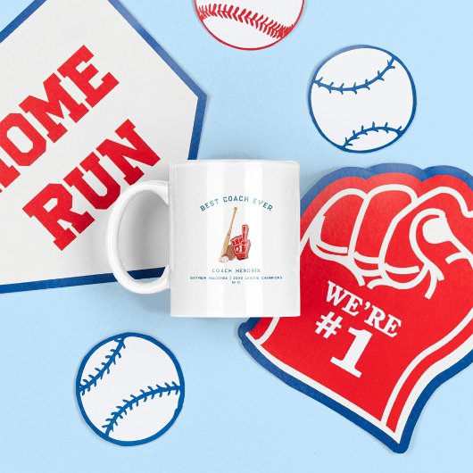 最高の監督さん Baseball 監督 写真入りマグカップ コーヒーマグカップ