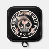 最高の砂糖滑空機 鍋敷き (正面)