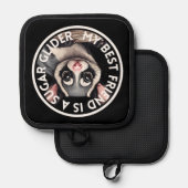 最高の砂糖滑空機 鍋敷き (正面/裏面)