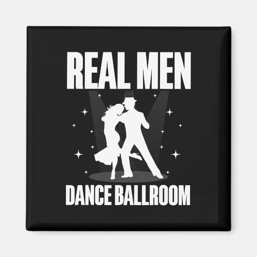 最高の社交ダンスデザイン男性へボーイズ社交ダンスD マグネット (正面)