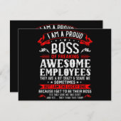 最高の社員たちを誇りに思う俺は最高のボスだ シーズンカード (正面/裏面)