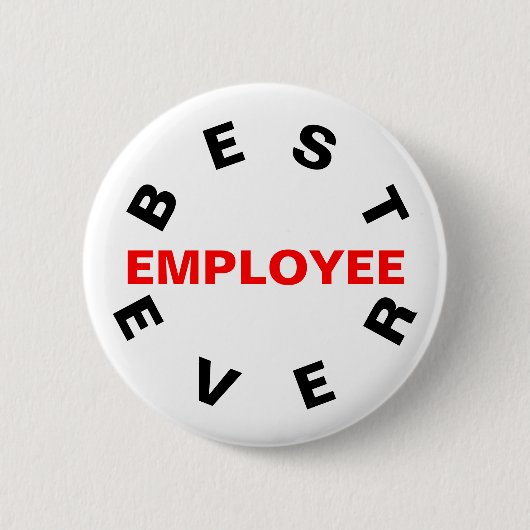 最高の社員 缶バッジ (正面)